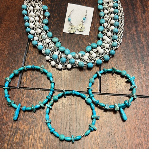 Statement necklace/earrings/bracelets - Picture 5 of 6